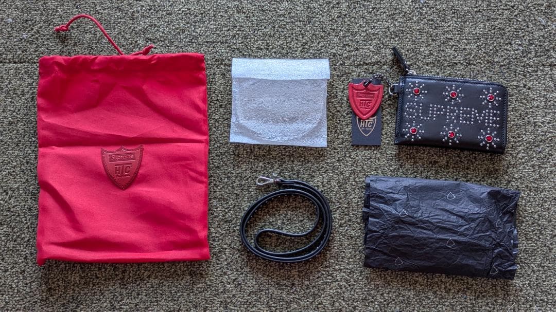 小物 Supreme 23SS HTC Studded Wallet