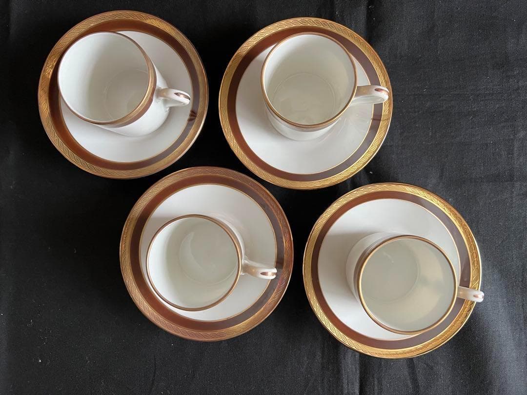 リチャードジノリ　パレルモブラウン　コーヒーセット