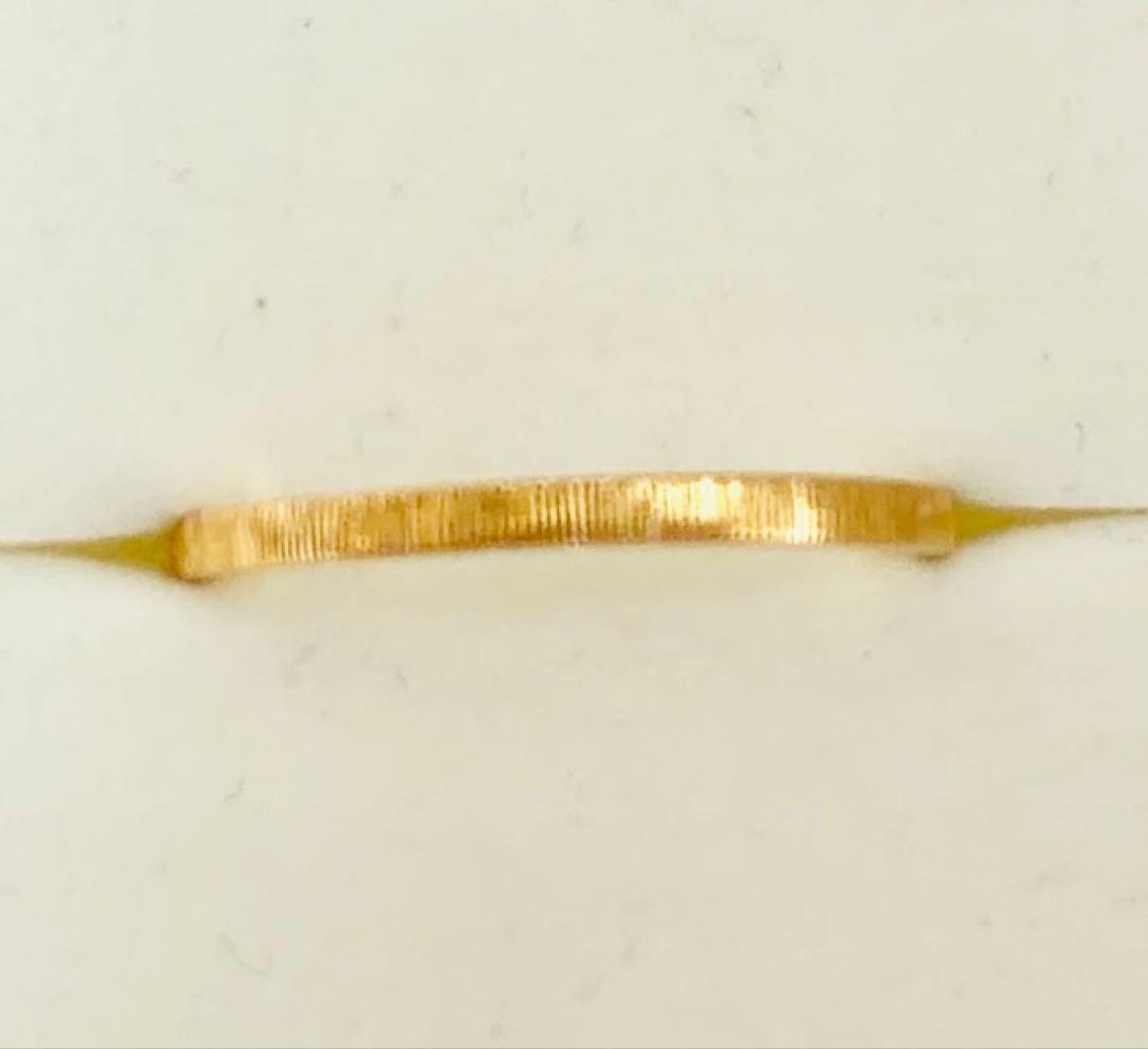 Avaron k18 Tree Ring / Slender リング　10号