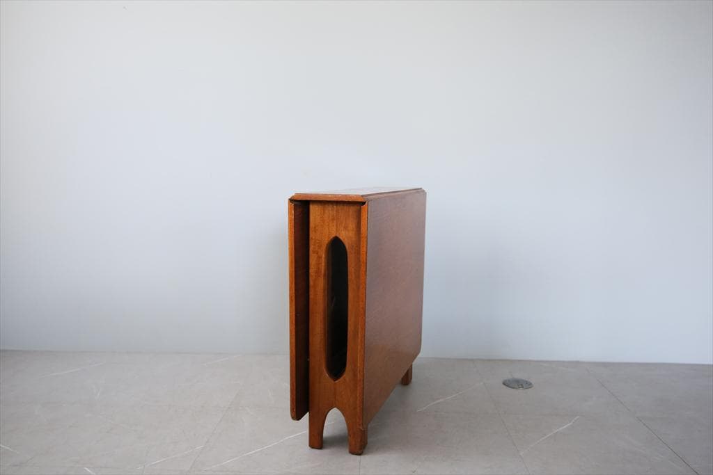 英国アンティークチーク材ゲートレッグテーブル/バタフライダイニング机92-222