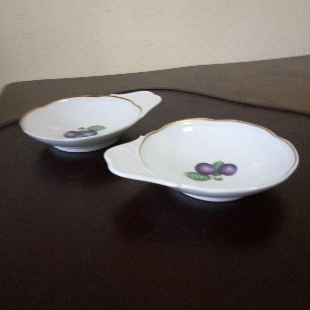 リチャードジノリ イタリアンフルーツ バター トレイ2 ディッシュプレートの3枚