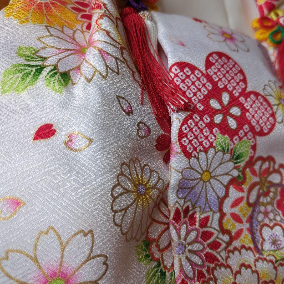 七五三用伝統着物 花柄