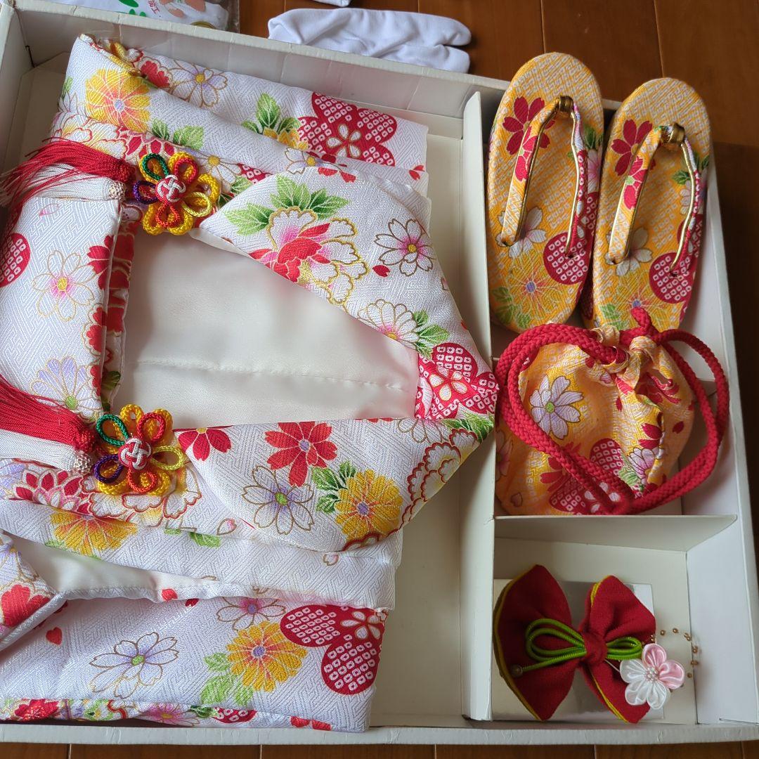 七五三用伝統着物 花柄