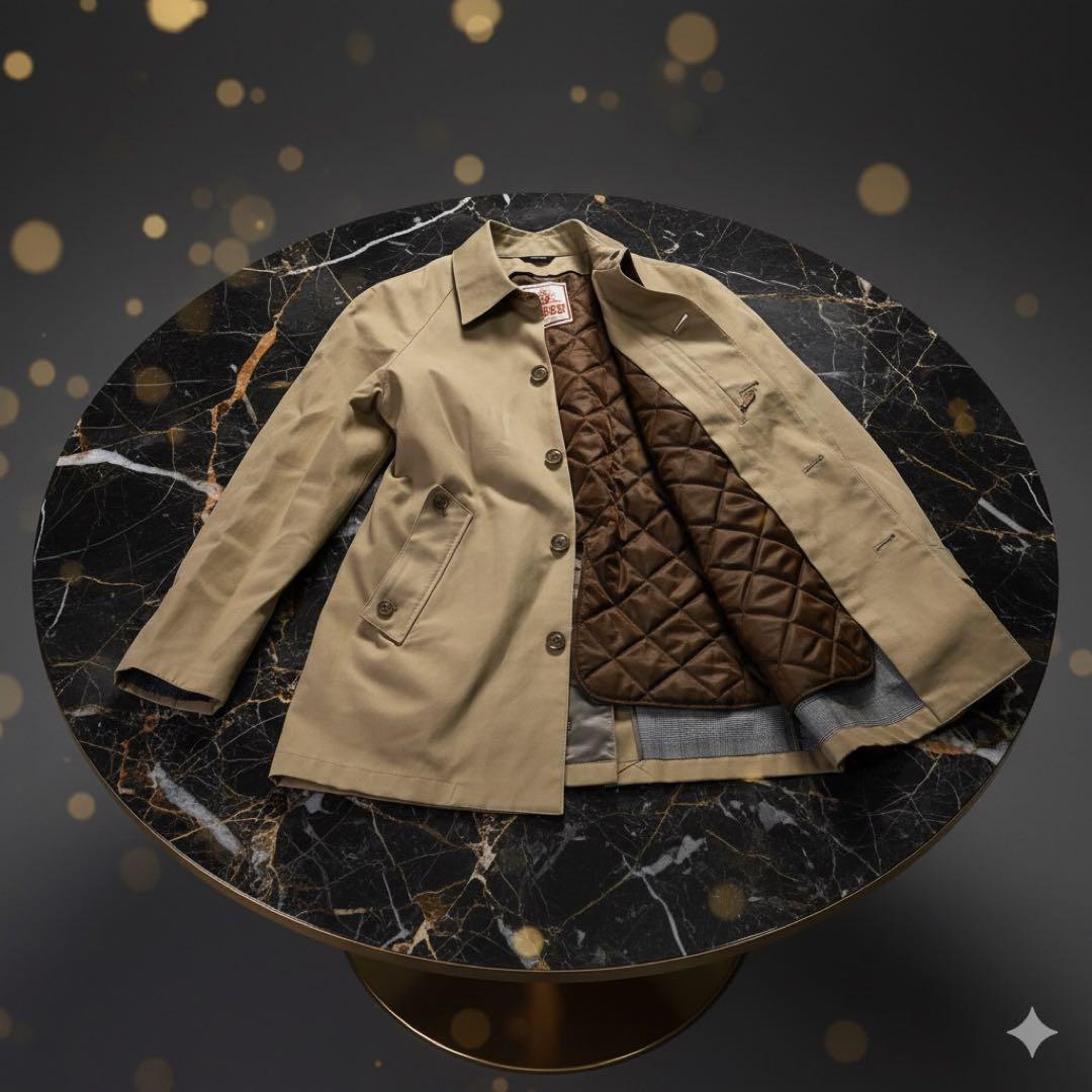 人気✨バラクータ　インナー付きステンカラーコート　ベージュ　M 2way