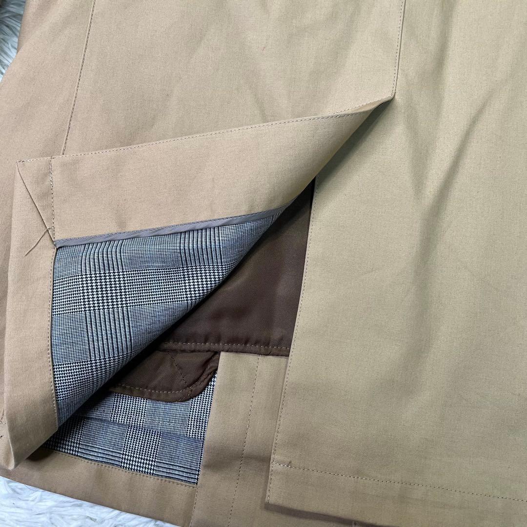 人気✨バラクータ　インナー付きステンカラーコート　ベージュ　M 2way