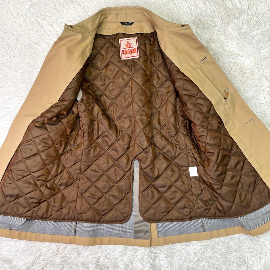 人気✨バラクータ　インナー付きステンカラーコート　ベージュ　M 2way