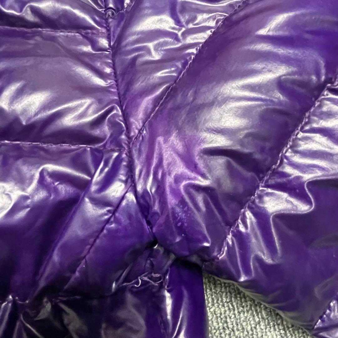 【最終価格】モンクレール　パープル フード付きダウンジャケット