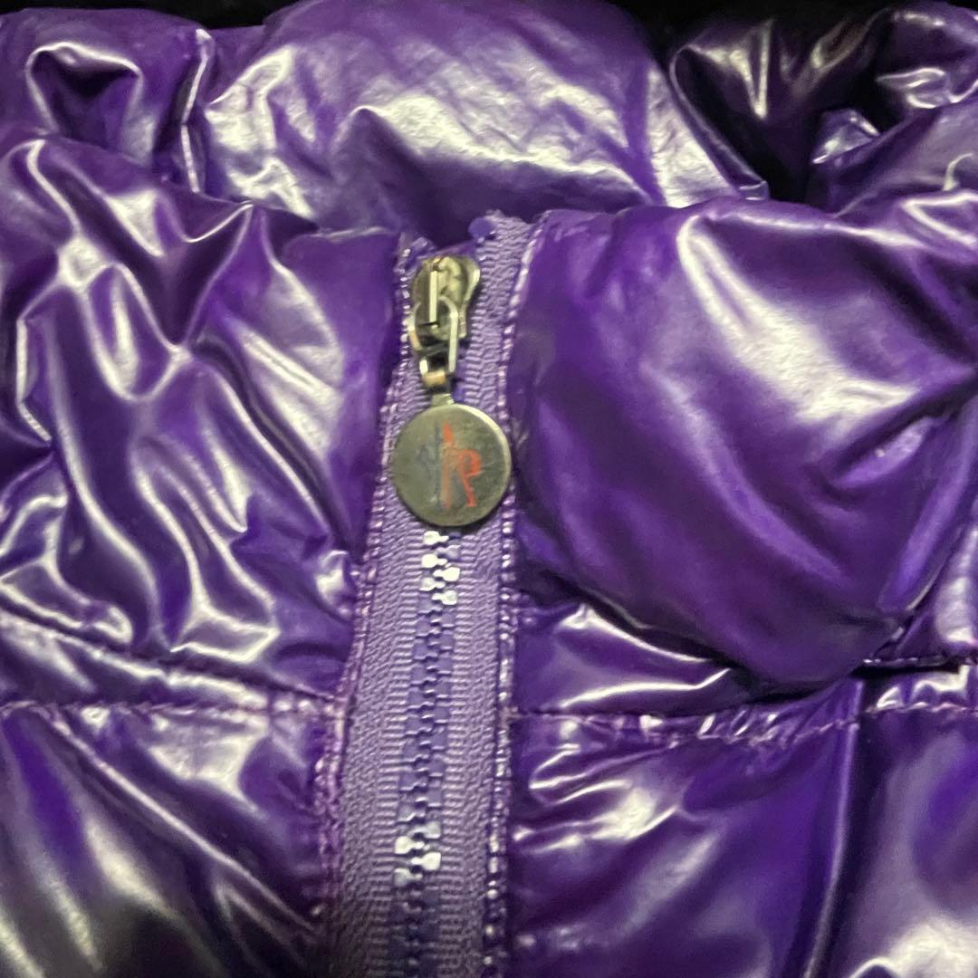 【最終価格】モンクレール　パープル フード付きダウンジャケット