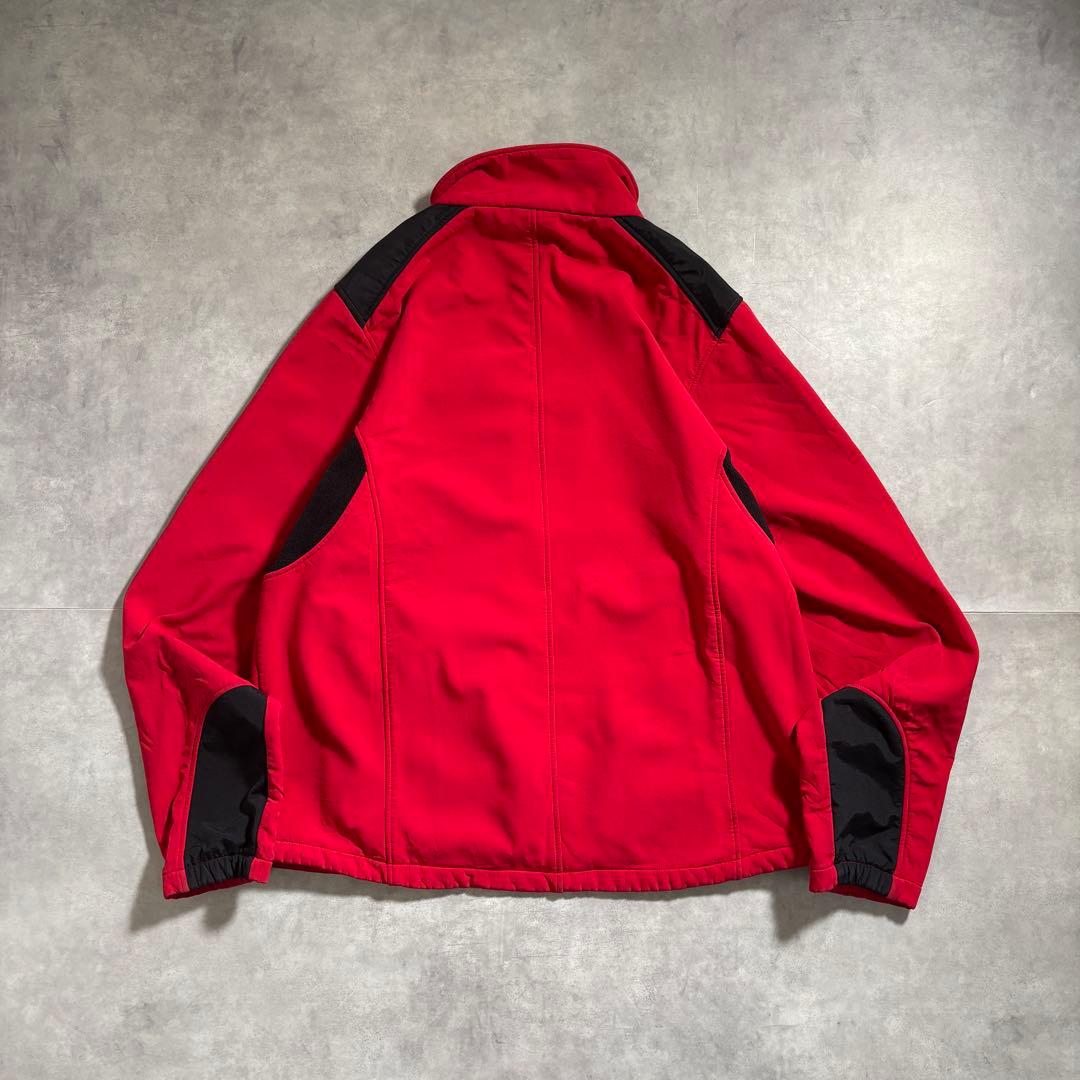 古着 90s〜 ブラックダイアモンド ソフトシェル ジャケット レッド フリース