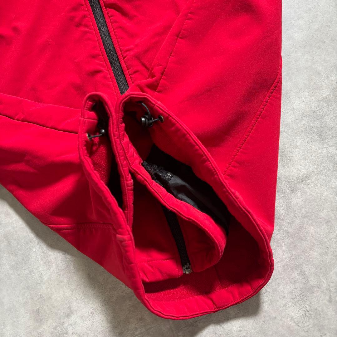 古着 90s〜 ブラックダイアモンド ソフトシェル ジャケット レッド フリース