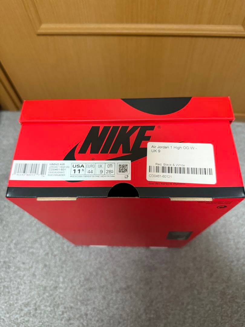 靴 Nike Air Jordan 1 High\"Satin Red\" 28.5cm