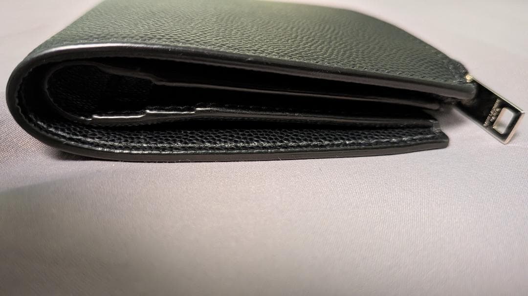 SAINT LAURENT PARISサンローラン 2つ折り財布ブラック YSL