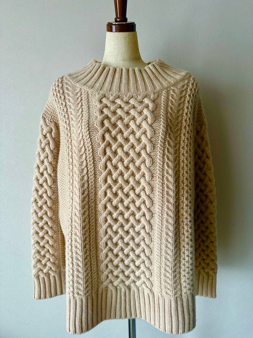 70%OFF⭐︎Drawer ウールカシミヤケーブルニット