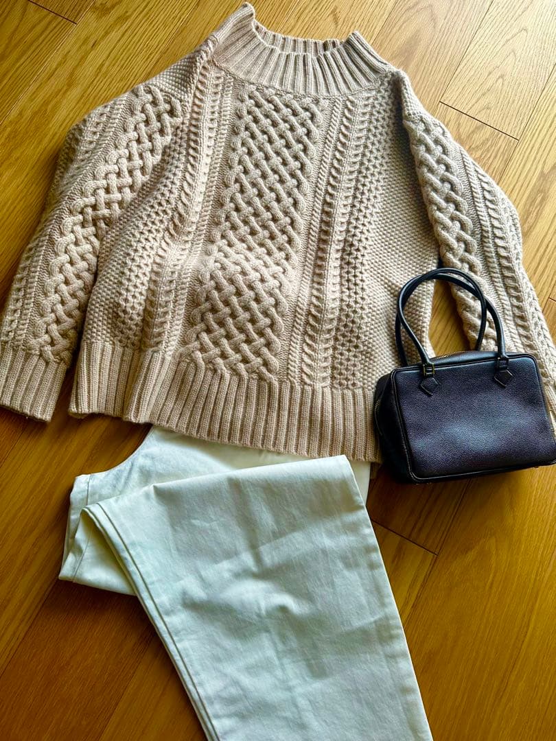 70%OFF⭐︎Drawer ウールカシミヤケーブルニット