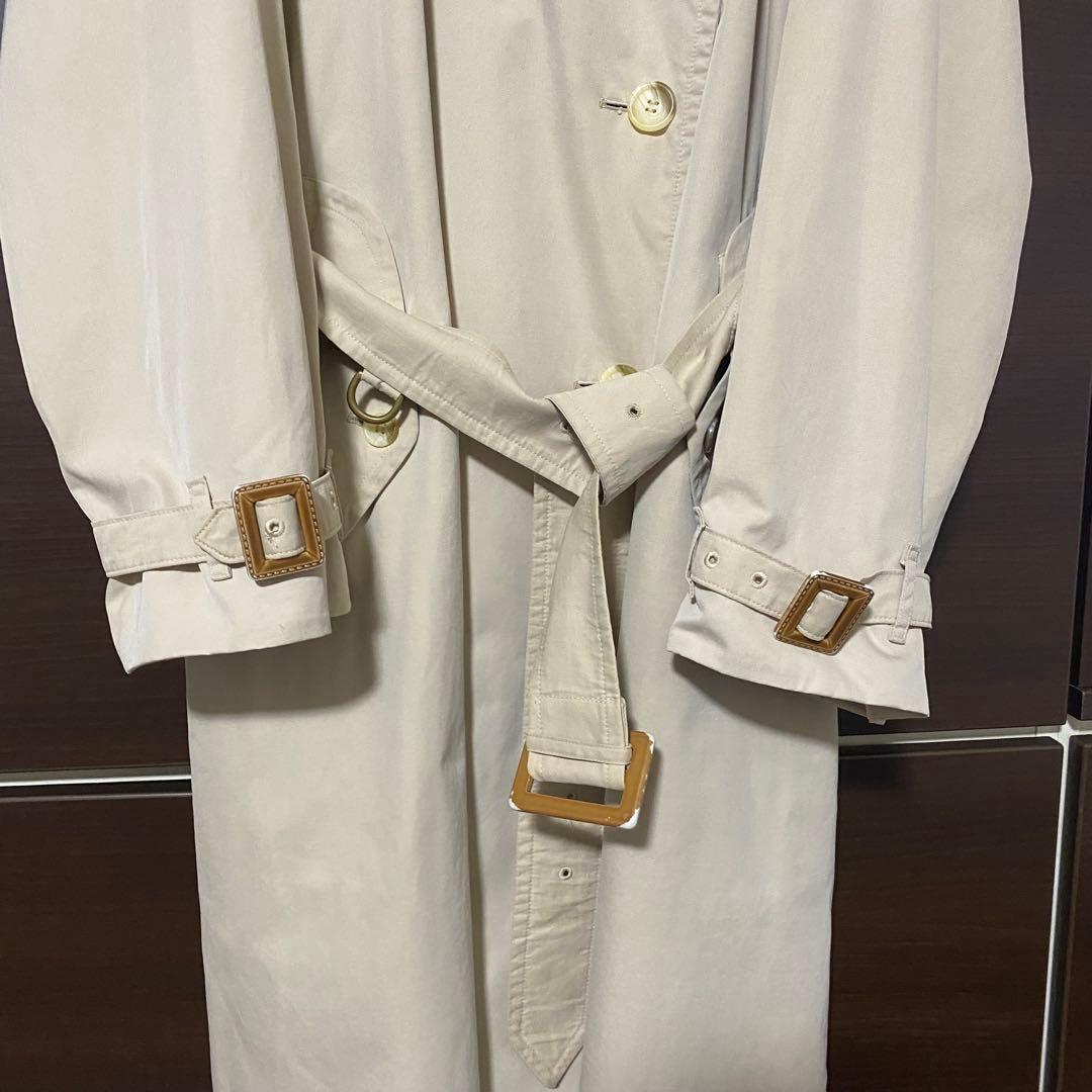 70s 一枚袖 ヴィンテージ バーバリー トレンチコート コットン100