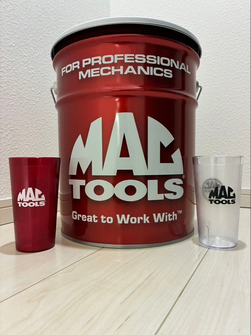 MAC TOOLS マックツール 20Lペール缶イス＆タンブラー×2ケセット