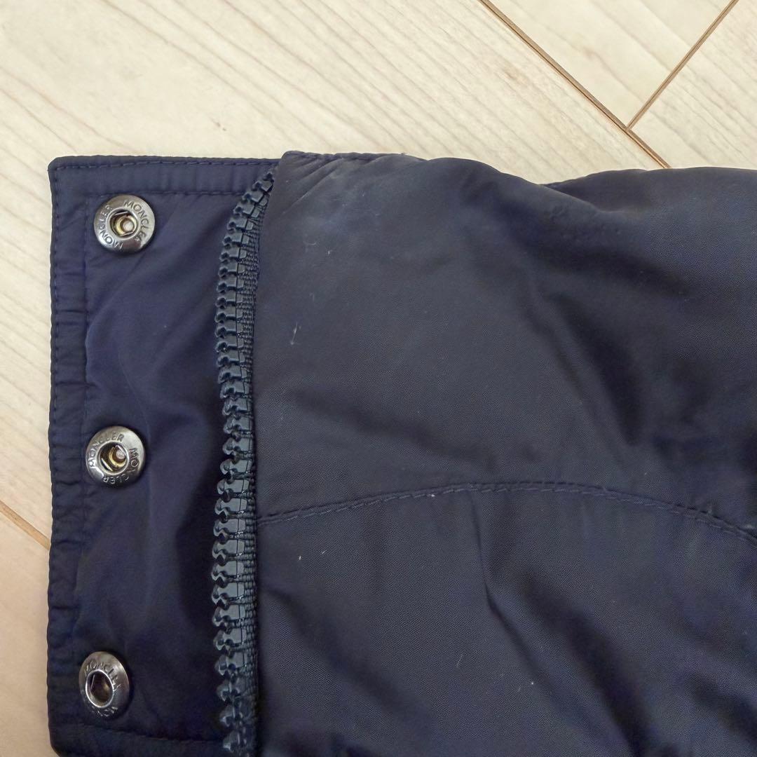 モンクレール ダウンコート フラメッテ ネイビー 2way ロゴ