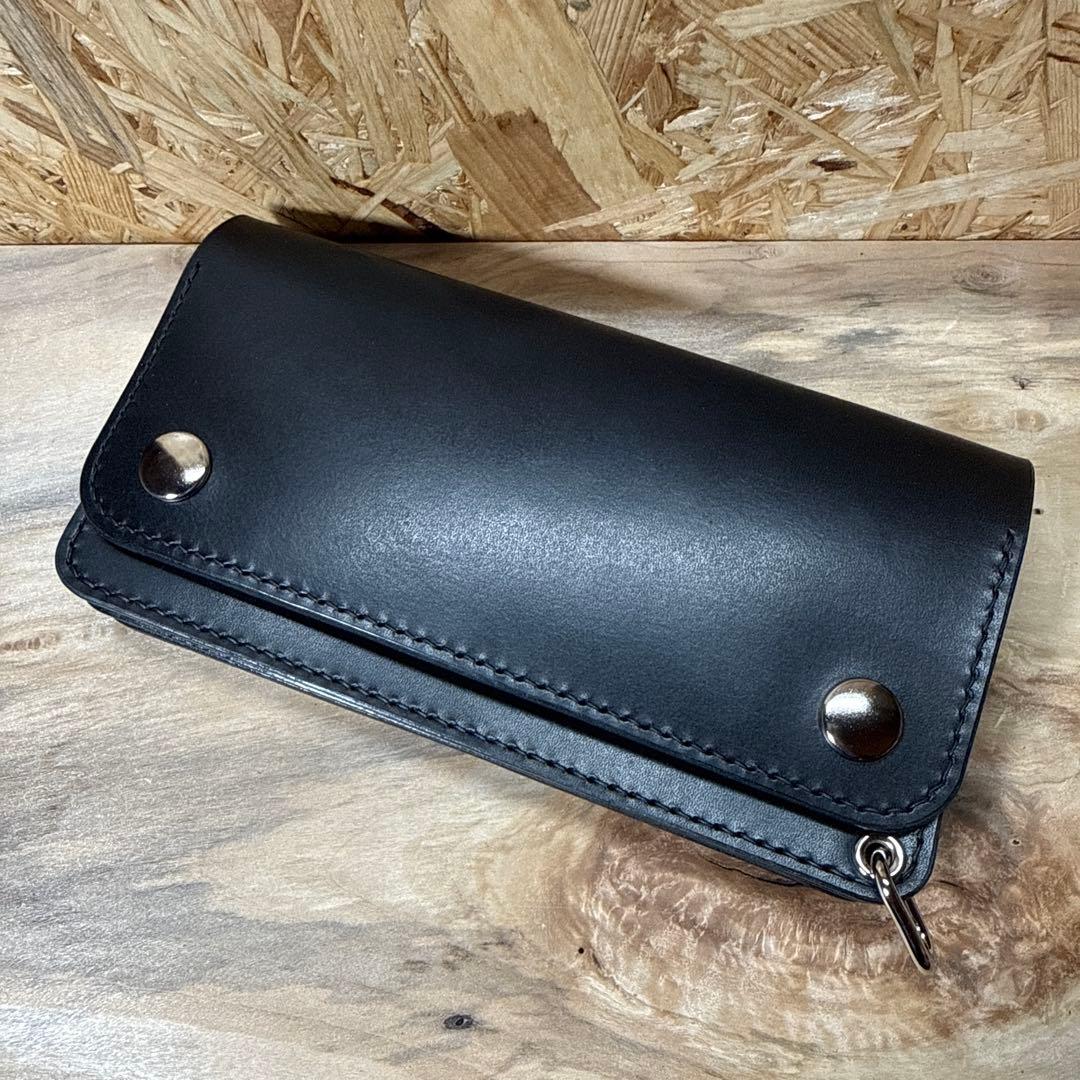 180 カスタム トラッカーウォレット 姫路レザー オイルレザー ニッケル