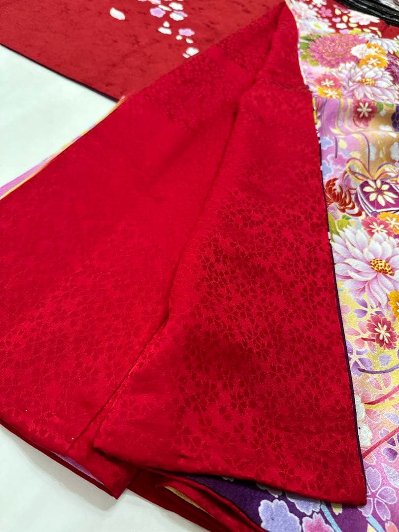 京都きもの友禅　振袖と帯セット