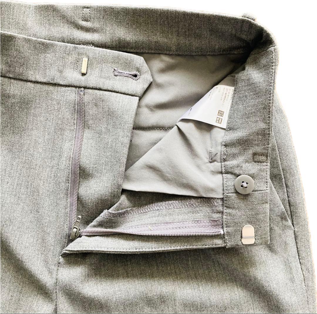 ユニクロ　セットアップスーツ　レディース　XS　グレー　新品同様　超美品