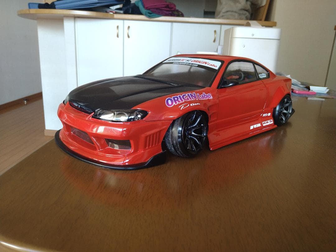 シルビアS15 ラジコンのボディ