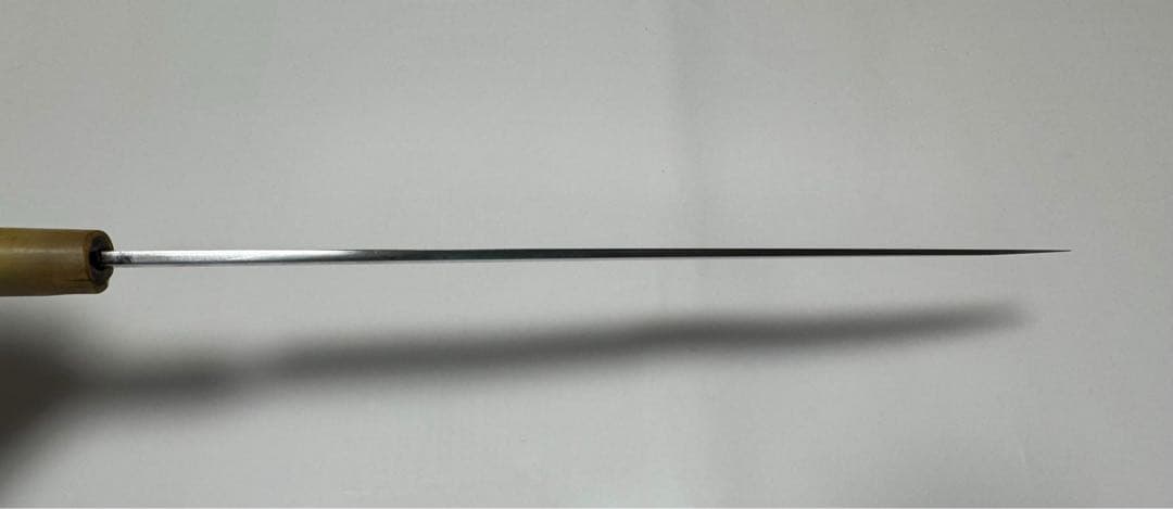 最終値下げ☆高級☆ふぐ引き包丁 薄造り 本焼（錬）尚台正吉 てっさ 八寸 黒檀柄