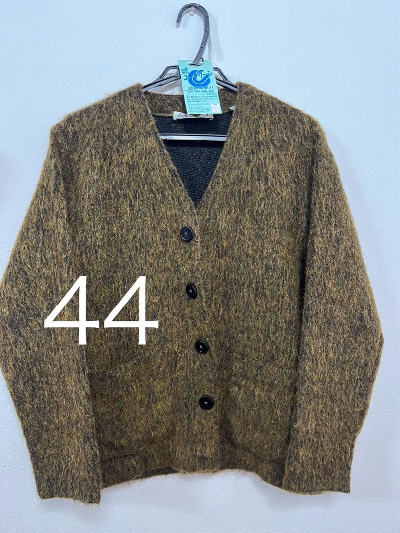 トップス OUR LEGACY CARDIGAN Olive Melange Mohair