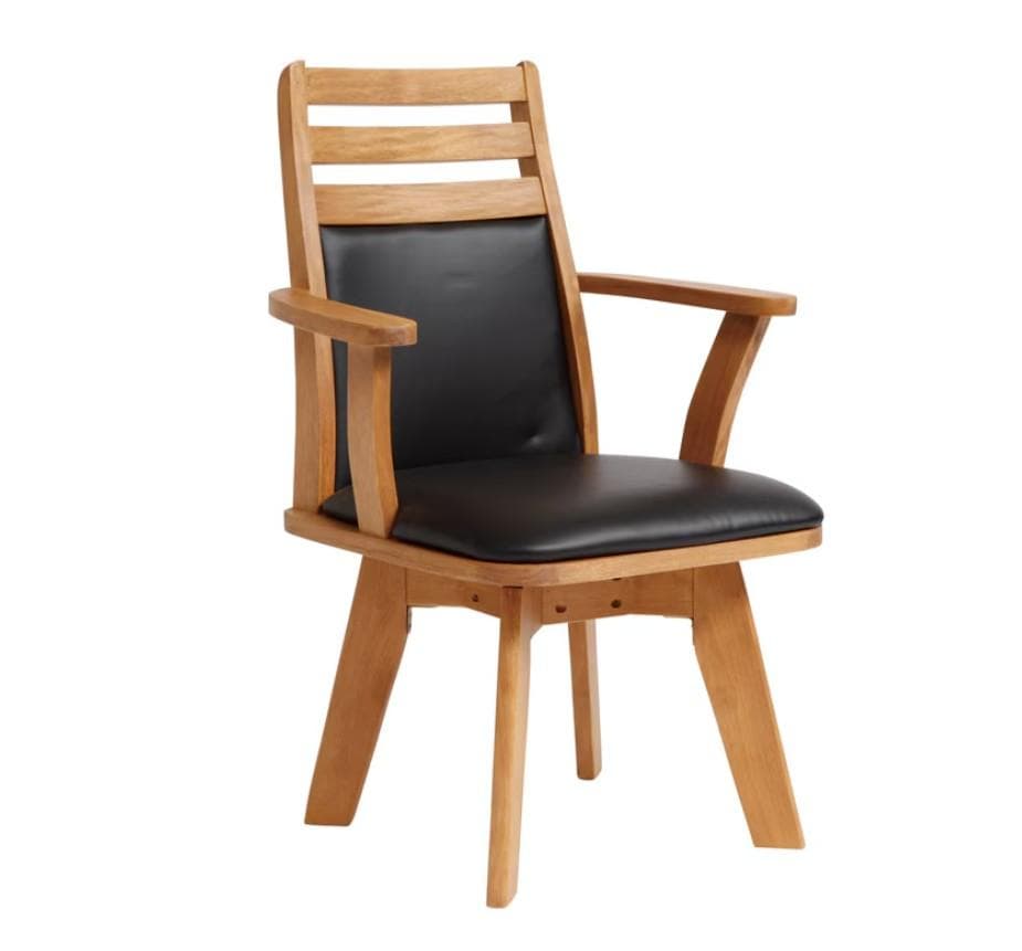 CD DC CB　8脚　ダイニングチェア　アームチェア肘付　ナチュラル＊ブラック