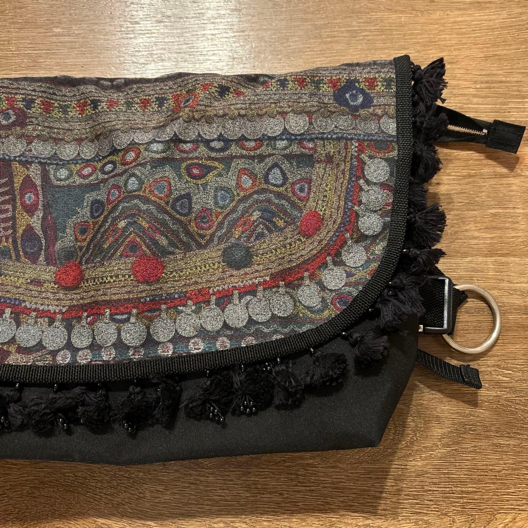 刺繍フリンジ　転写　メッセンジャーバッグ　アンダーカバー