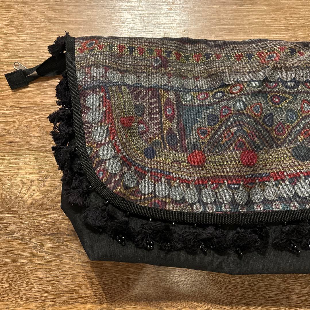 刺繍フリンジ　転写　メッセンジャーバッグ　アンダーカバー