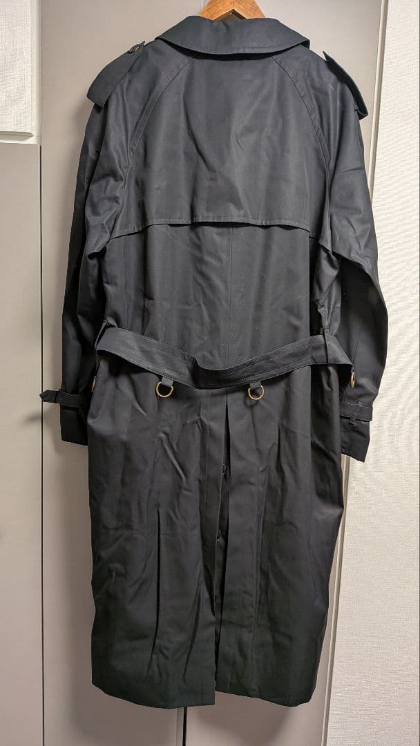 未使用 J.プレス ベンタイル・トレンチコート 黒XL180cm以上の方に