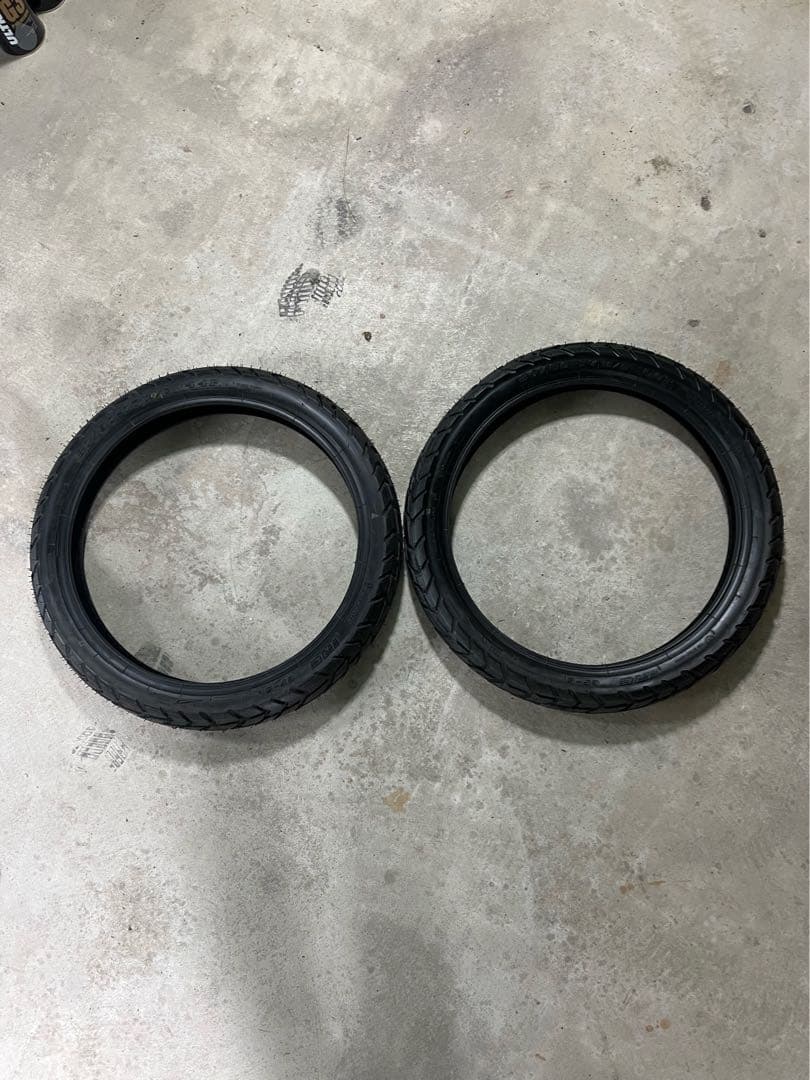 ハンターカブ純正(JA65) 80/90-17 タイヤ2本セット