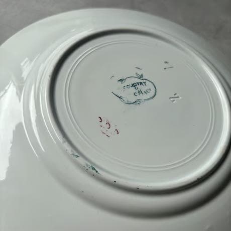 Creil et Montereau ディナープレート COUNTRY