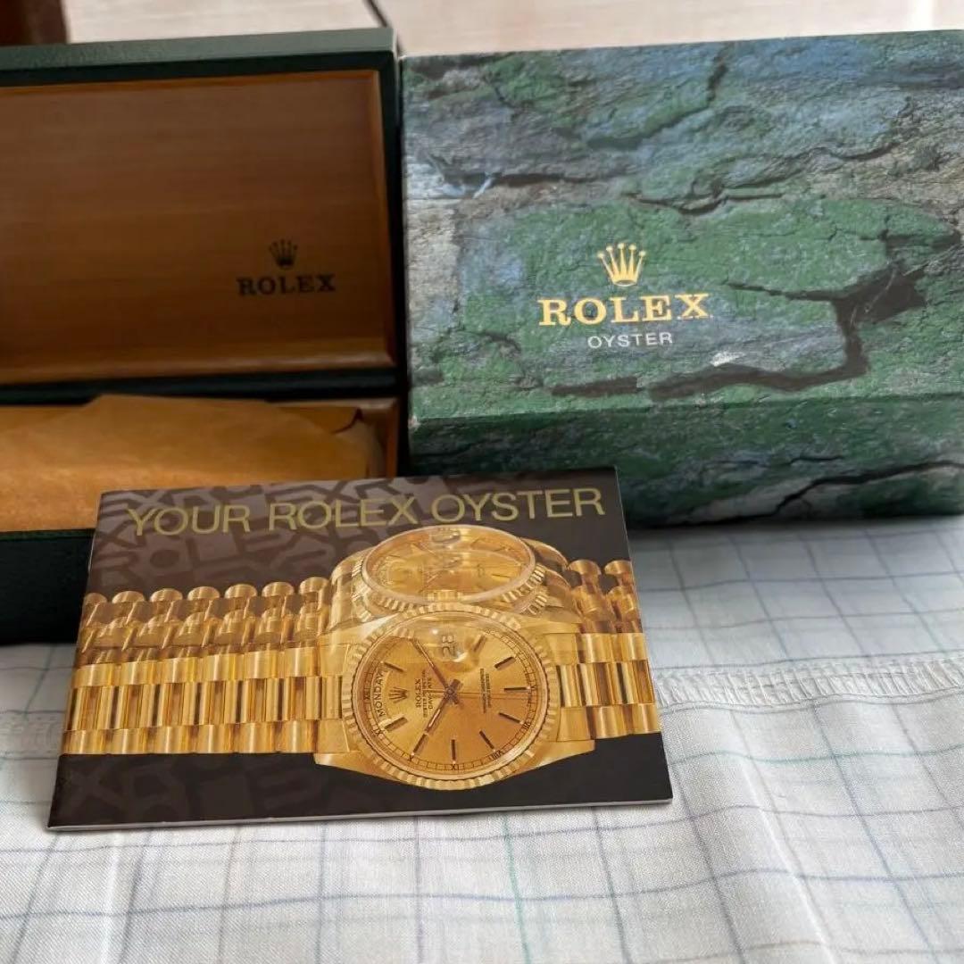 ロレックス 純正 空箱 外箱 内箱 冊子付き 緑箱 ROLEX OYSTER