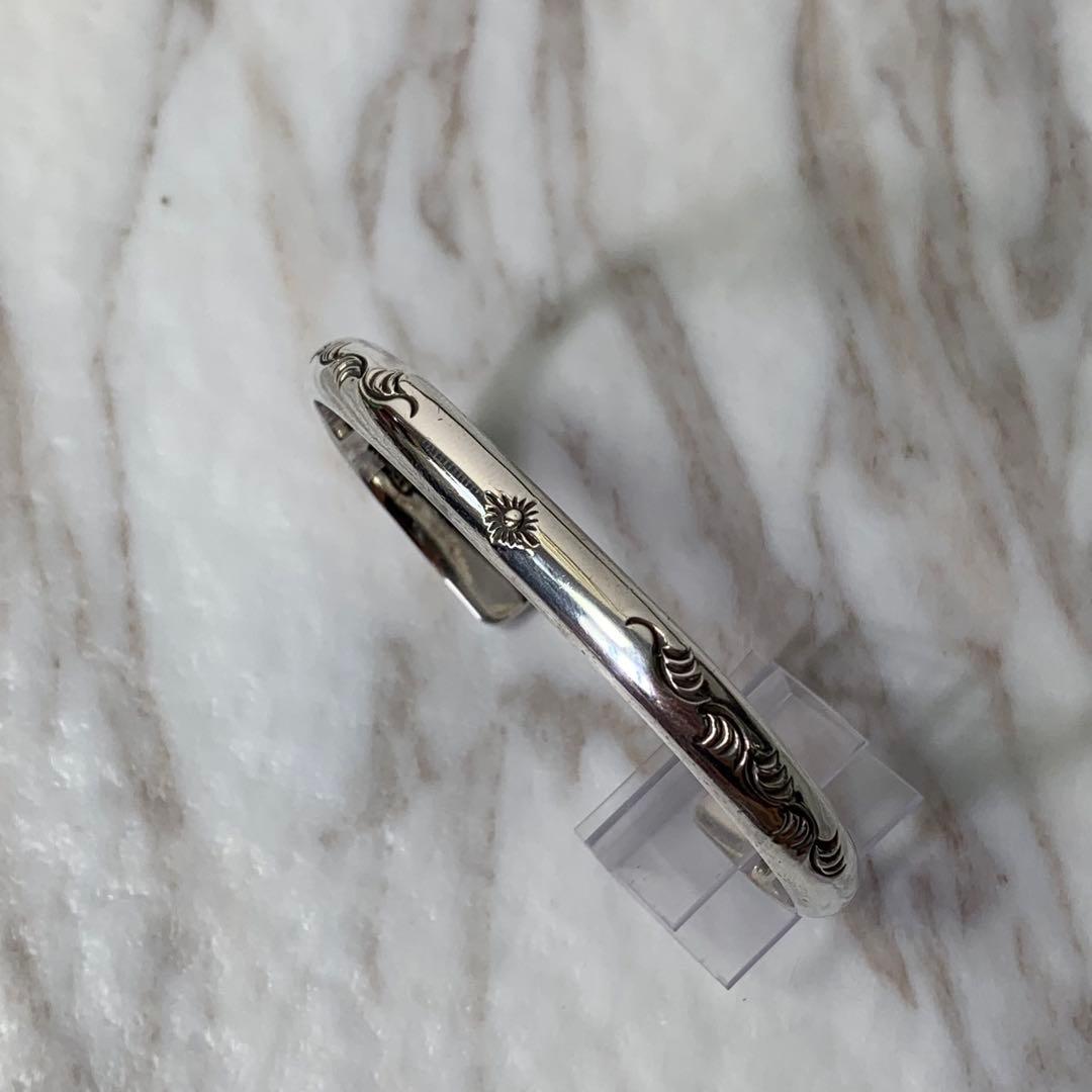 ARIZONA FREEDOM バングル シルバー925 甲丸 太陽神 唐草柄