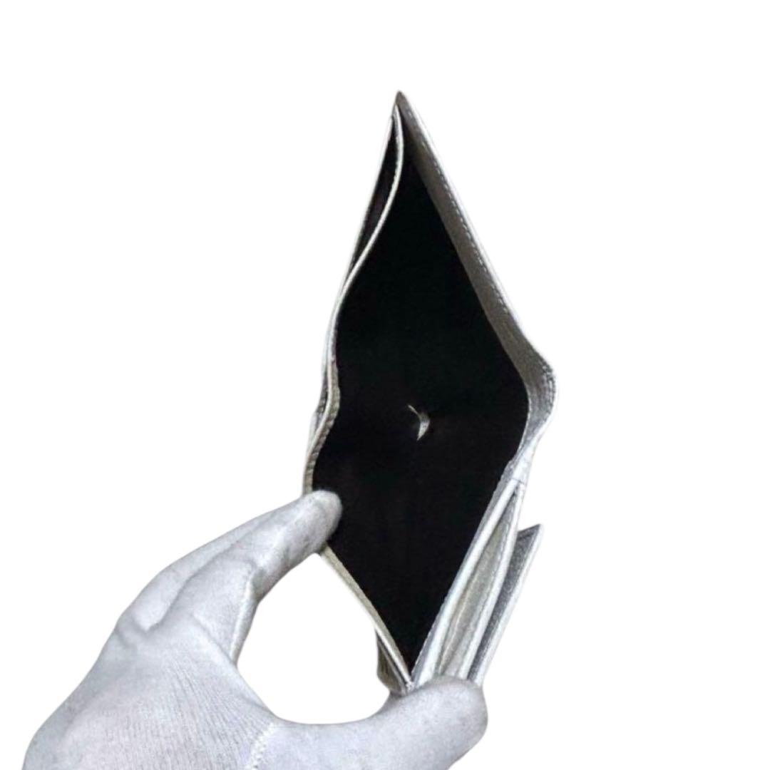 グッチ　折り財布　GGキャンバス　ベージュ　プリンシー　リボン　シェリーライン