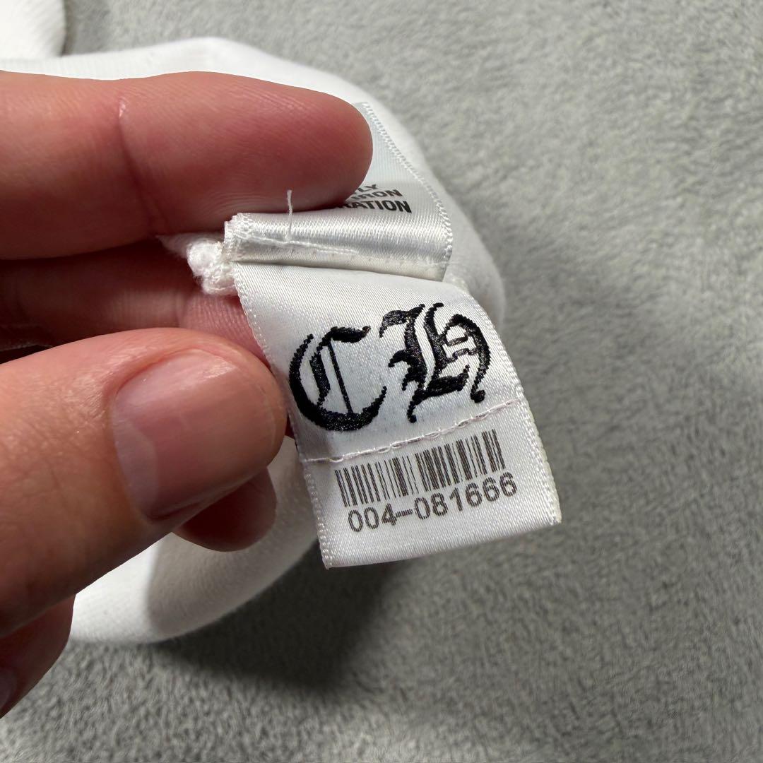 クロムハーツ　サーマルロンT 長袖Tシャツ ホワイト XS