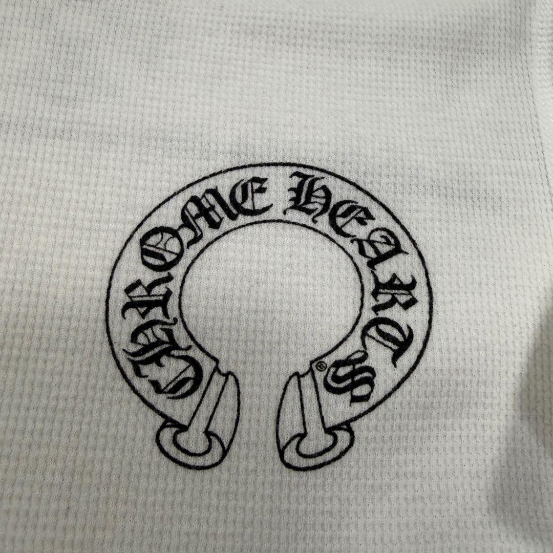 クロムハーツ　サーマルロンT 長袖Tシャツ ホワイト XS