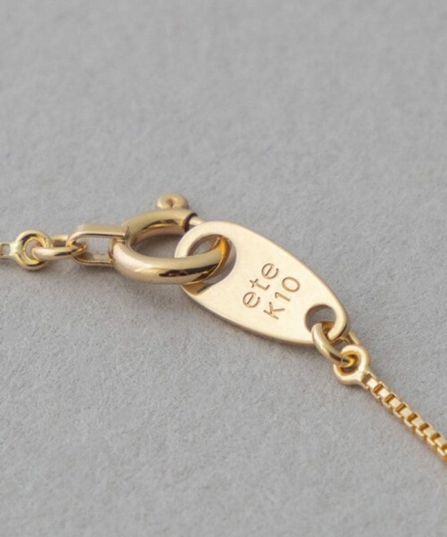 【美品】ete K10YG ベネチアンチェーン ブレスレット