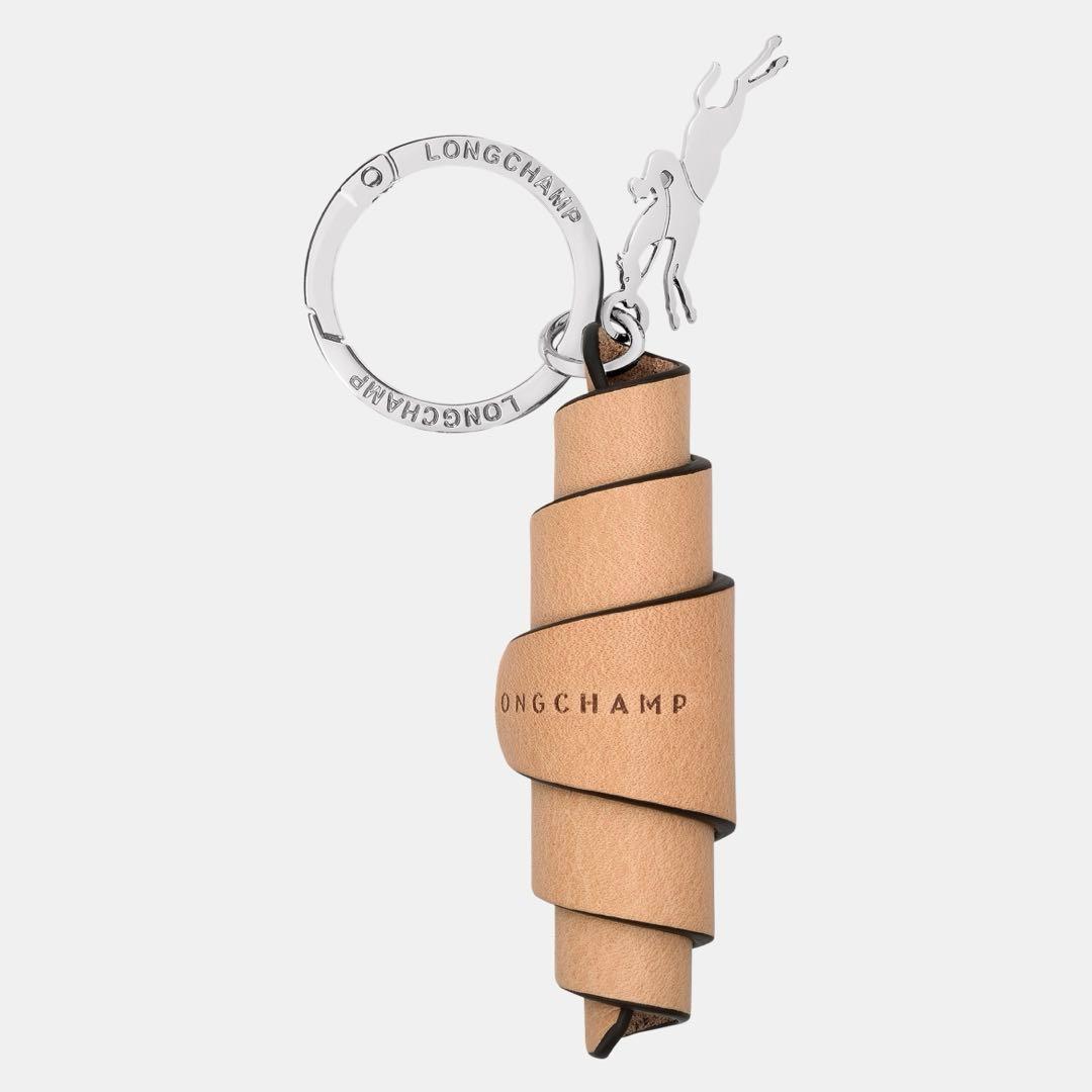 LONGCHAMP キーリング ベジタル レザー クロワッサン