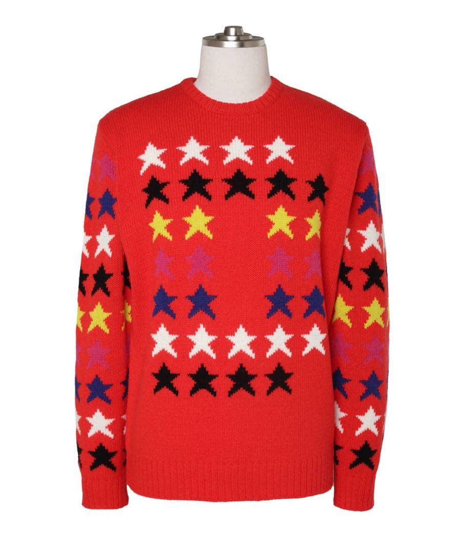 ★新品★ ダンスウィズドラゴン スターインターシャセーター D1-651113