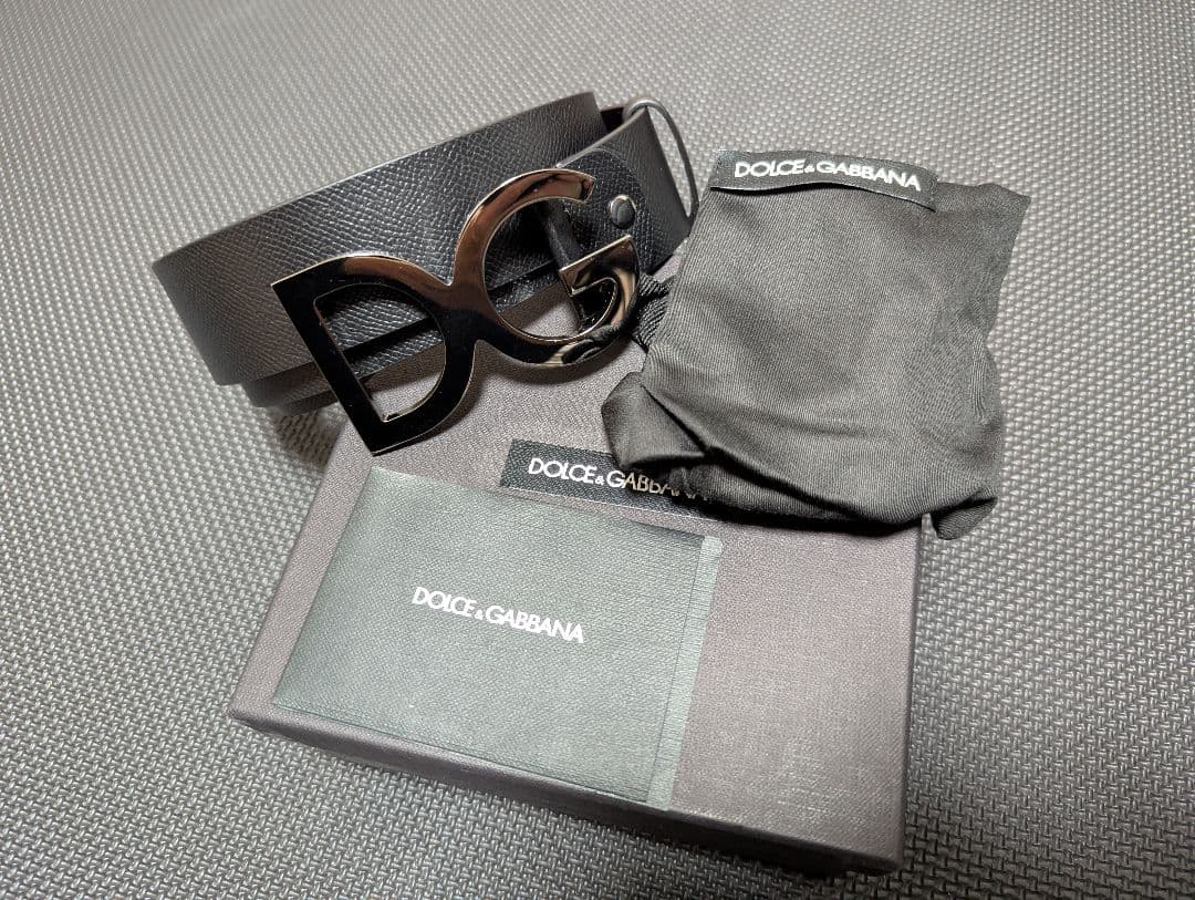 DOLCE&GABBANA ブラック ベルト