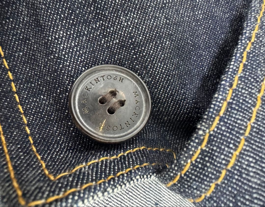 【マッキントッシュ】ステンカラーコート デニム D-MC001 42サイズ