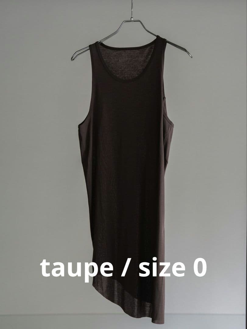 PRY│Premium Knit Layered Top│taupe│サイズ0