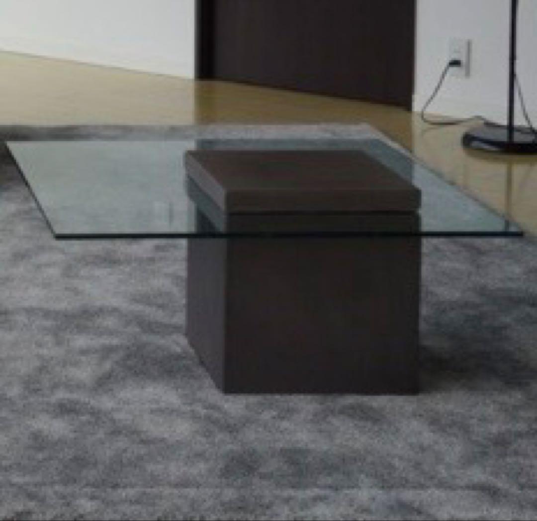 モダン ガラスセンターテーブル