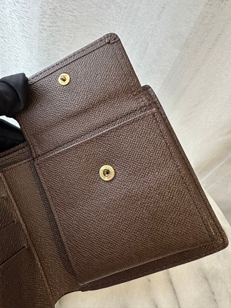 ルイヴィトン マルコ ダミエ 二つ折り財布 美品