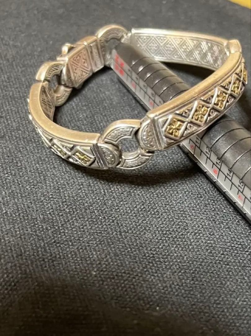 コンスタンティーノ konstantino シルバー18kゴールドブレスレット