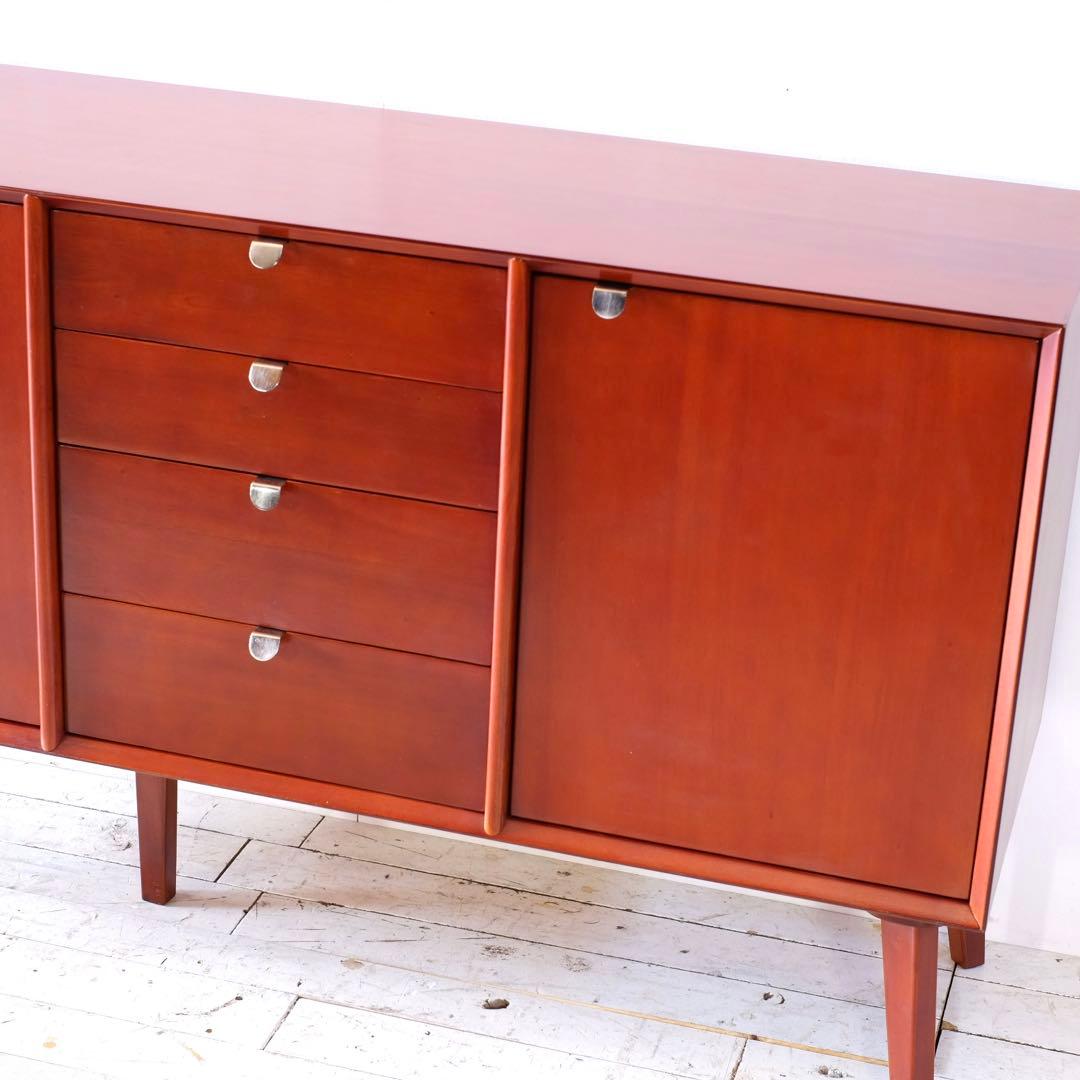 M 新品 北欧 160cm リビングボード キャビネット サイドボード 収納