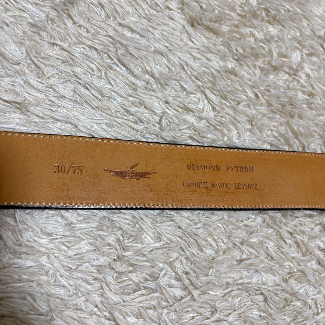 Funny Diamonds Python パイソン　レザーベルト