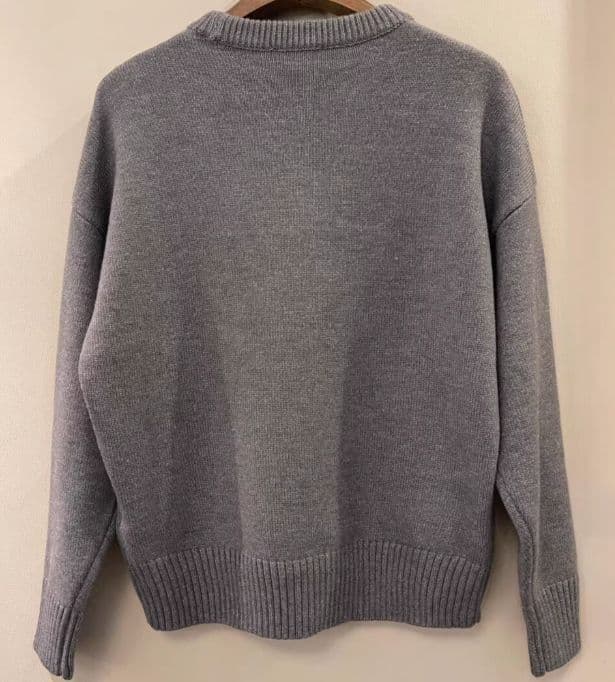 AMI PARIS ハート刺繍 セーター 男女兼用 L